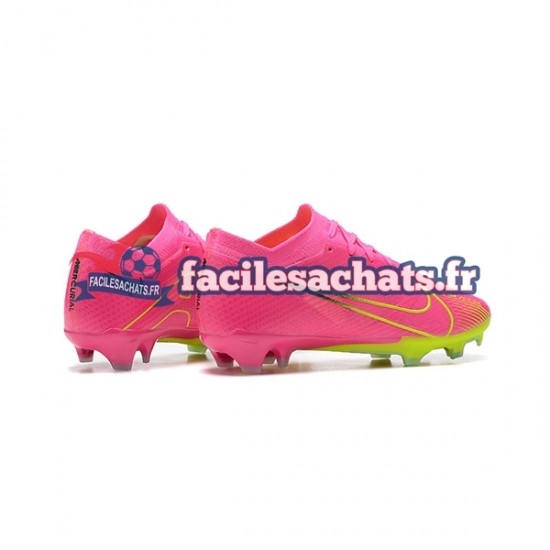 Nike Air Zoom Mercurial Vapor XV Elite FG Rouge Vert Chaussures de Football