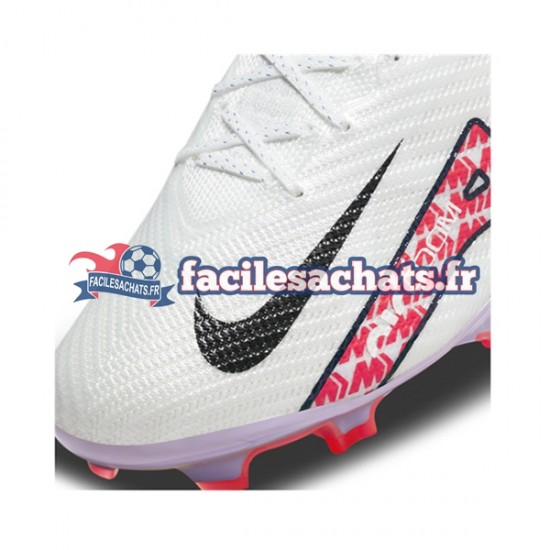 Nike Air Zoom Mercurial Vapor XV Elite FG Rouge Blanc Chaussures de Football