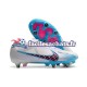 Nike Air Zoom Mercurial Vapor XV Elite SG Bleu Blanc Chaussures de Football