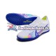 Nike Air Zoom Mercurial Vapor XV Elite TF Bleu Blanc Chaussures de Football