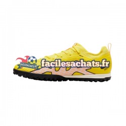 Nike Air Zoom Mercurial Vapor XV Pro TF Lucent Rose Jaune Chaussures de Football