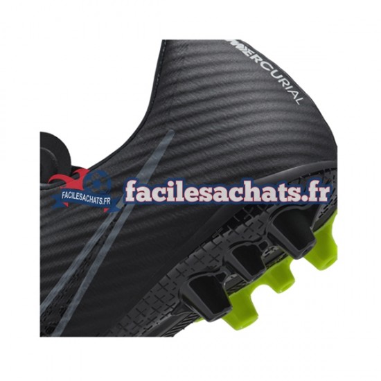 Nike Air Zoom Mercurial Vapor XV Shadow Academy AG Gris Noir Chaussures de Football
