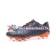 Nike HyperVenom Phantom III Elite FG Orange Noir Chaussures de Football