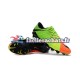 Nike HyperVenom Phantom III Elite FG Orange Vert Chaussures de Football