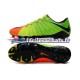 Nike HyperVenom Phantom III Elite FG Orange Vert Chaussures de Football