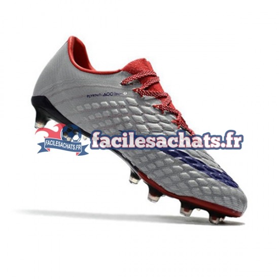 Nike HyperVenom Phantom III Elite FG Rouge Gris Chaussures de Football