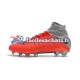 Nike Hypervenom Phantom 3 Elite DF FG Rouge Gris Chaussures de Football