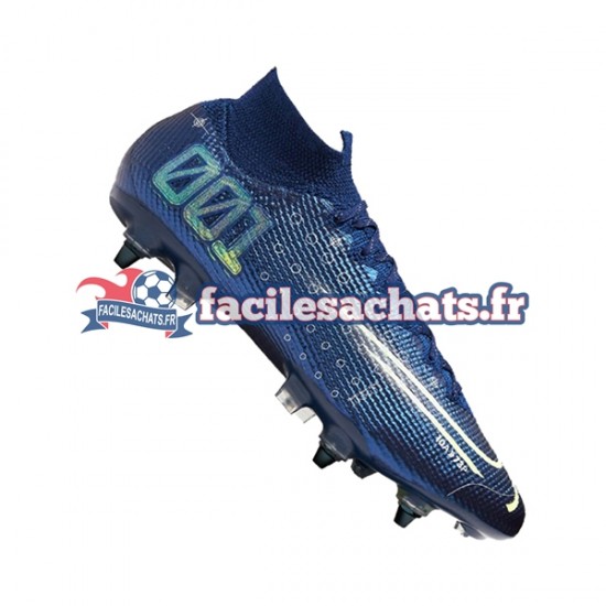 Nike Mercurial Superfly VII Dreamspeed Elite SG Pro Bleu Chaussures de Football