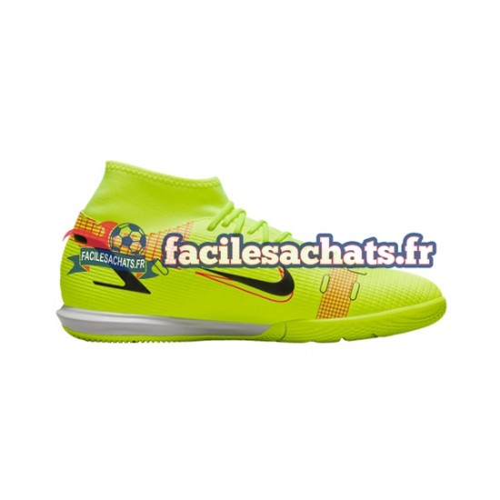 Nike Mercurial Superfly VIII Motivation Academy IC Jaune Chaussures de Football