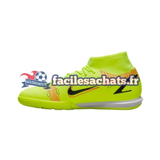 Nike Mercurial Superfly VIII Motivation Academy IC Jaune Chaussures de Football