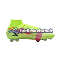 Nike Mercurial Superfly VIII Motivation Elite FG Rouge Jaune Chaussures de Football
