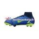 Nike Mercurial Superfly VIII Recharge Elite FG Bleu Jaune Chaussures de Football