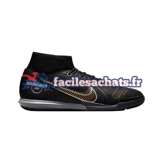 Nike Mercurial Superfly VIII Shadow Academy IC Noir Chaussures de Football