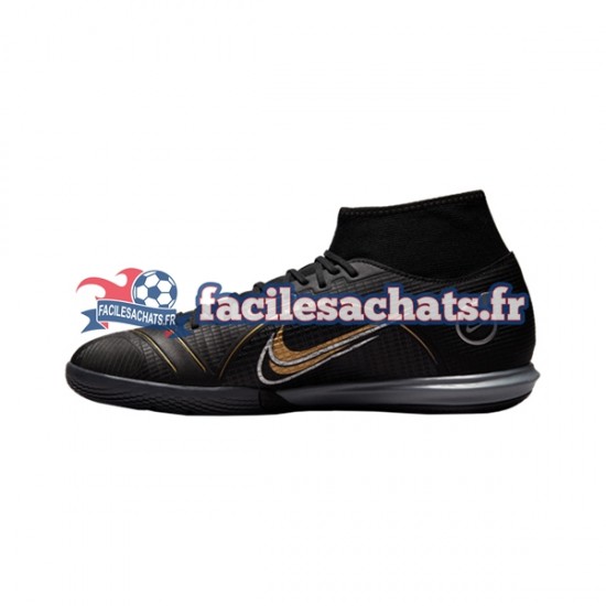 Nike Mercurial Superfly VIII Shadow Academy IC Noir Chaussures de Football