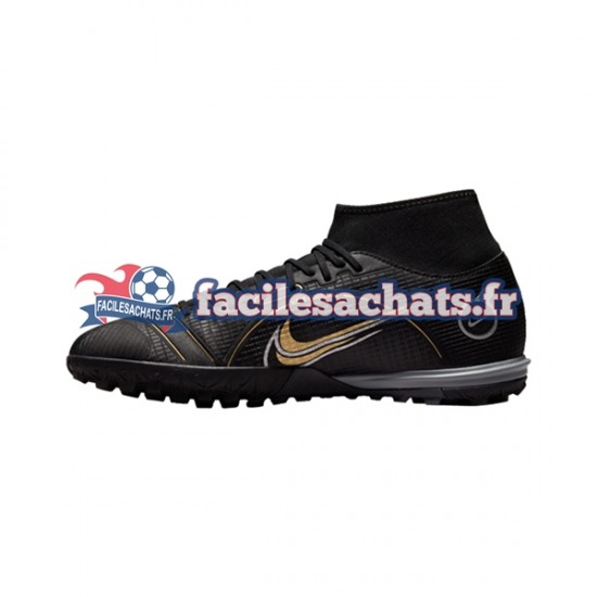 Nike Mercurial Superfly VIII Shadow Academy TF Noir Chaussures de Football