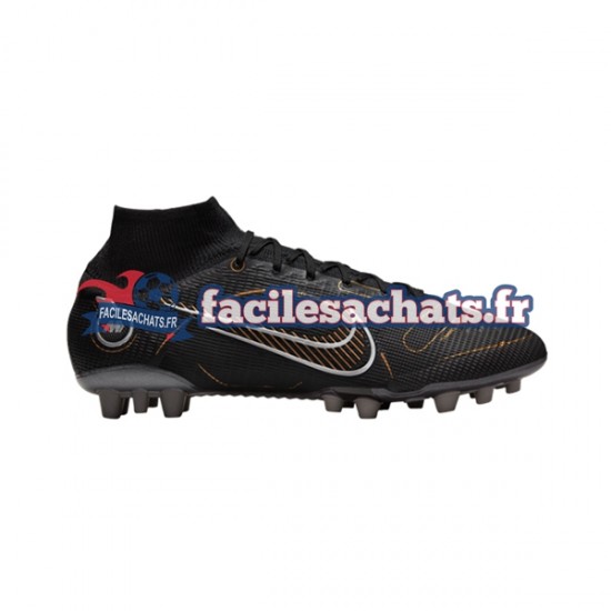 Nike Mercurial Superfly VIII Shadow Elite AG Noir Chaussures de Football