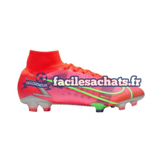 Nike Mercurial Superfly VIII Spectrum Elite FG Rouge Chaussures de Football