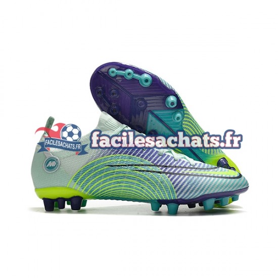 Nike Mercurial Vapor Dream Spee 005 Elite AG Violet Vert Chaussures de Football