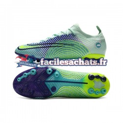 Nike Mercurial Vapor Dream Spee 005 Elite AG Violet Vert Chaussures de Football