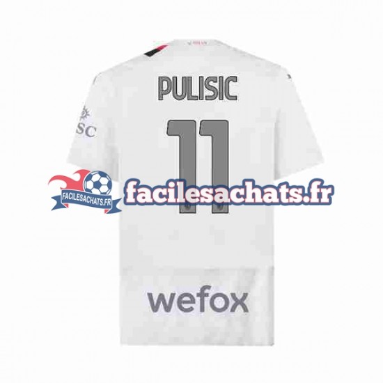 Maillot AC Milan Christian Pulisic 11 2023-2024 Extérieur Homme MC