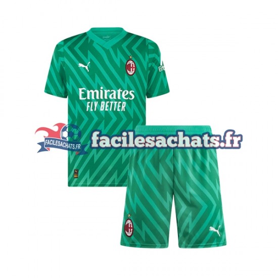 Maillot AC Milan 2023-2024 Gardien Domicile Enfant MC