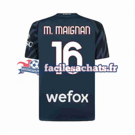 Maillot AC Milan Mike Maignan 16 2023-2024 Gardien 3ème Homme MC