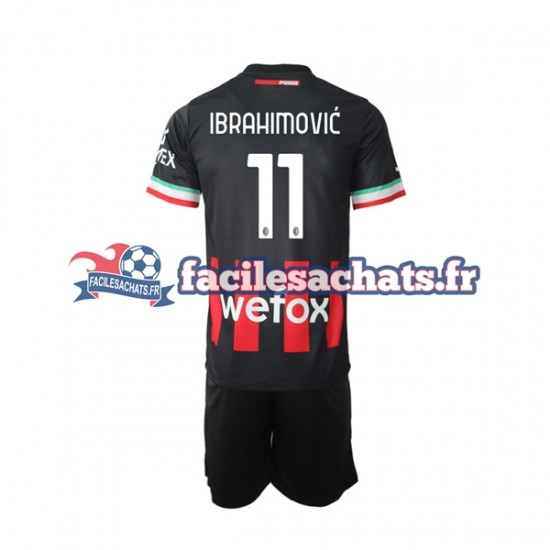 Maillot AC Milan Ibrahimovic 11 2022-2023 Domicile Enfant MC