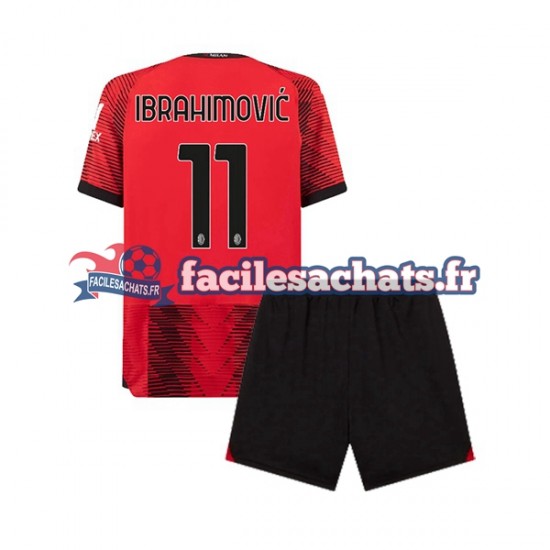 Maillot AC Milan Ibrahimovic 11 2023-2024 Domicile Enfant MC