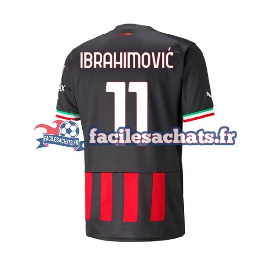 Maillot AC Milan Ibrahimovic 11 2022-2023 Domicile Homme MC