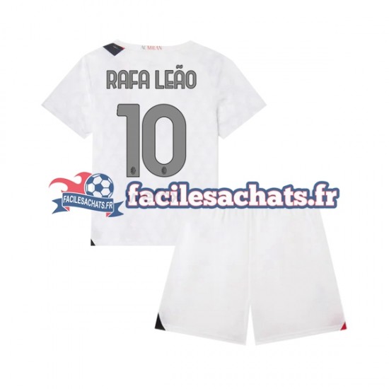 Maillot AC Milan Rafael Leao 10 2023-2024 Extérieur Enfant MC