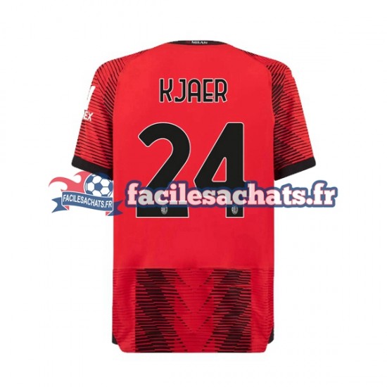 Maillot AC Milan Simon Kjaer 24 2023-2024 Domicile Homme MC