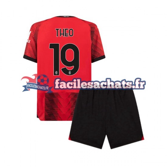 Maillot AC Milan Theo Hernandez 19 2023-2024 Domicile Enfant MC