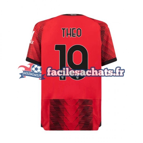 Maillot AC Milan Theo Hernandez 19 2023-2024 Domicile Homme MC