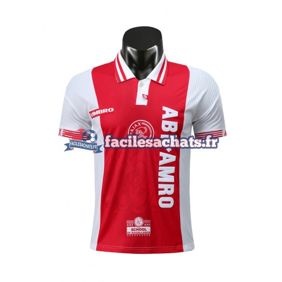 Maillot Ajax Amsterdam Retro 1997-1998 Domicile Homme MC