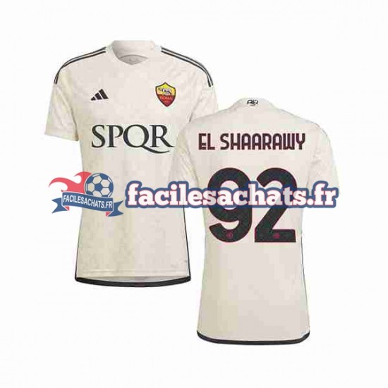 Maillot AS Rome El Shaarawy 92 2023-2024 Extérieur Homme MC