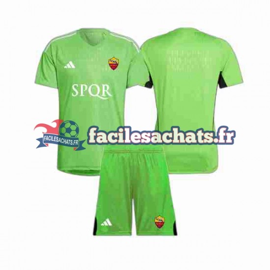 Maillot AS Rome 2023-2024 Gardien Extérieur Enfant MC