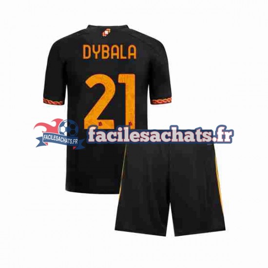 Maillot AS Rome Paulo Dybala 21 2023-2024 3ème Enfant MC