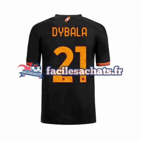 Maillot AS Rome Paulo Dybala 21 2023-2024 3ème Homme MC