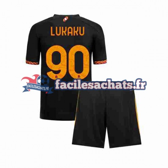 Maillot AS Rome Romelu Lukaku 90 2023-2024 3ème Enfant MC