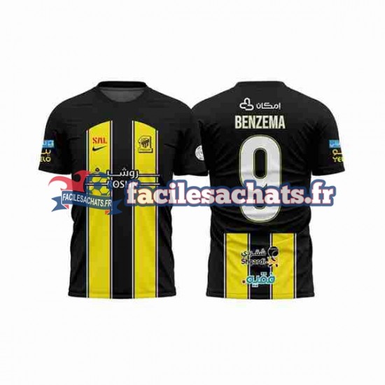 Maillot Al-Ittihad BENZEMA 9 2023-2024 Domicile Homme MC