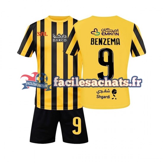 Maillot Al-Ittihad Benzema 9 2022-2023 Domicile Enfant MC