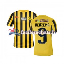 Maillot Al-Ittihad Benzema 9 2022-2023 Domicile Homme MC