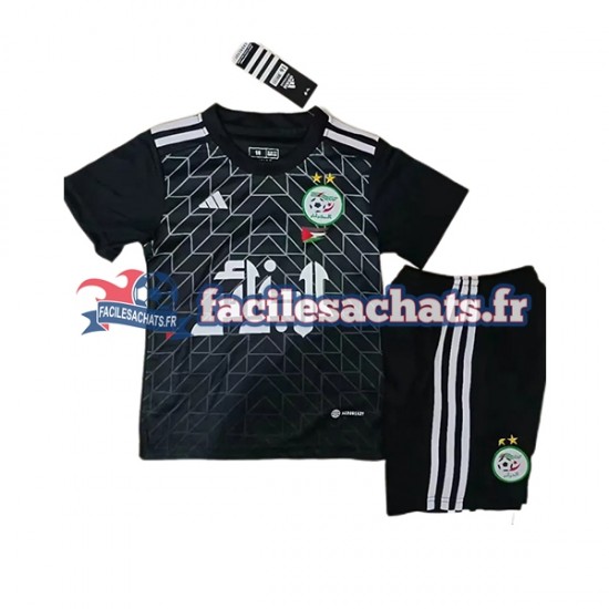 Maillot Algérie 2023-2024 Noir Enfant