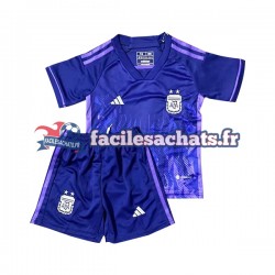 Maillot Argentine World Cup 2022 Extérieur Enfant MC