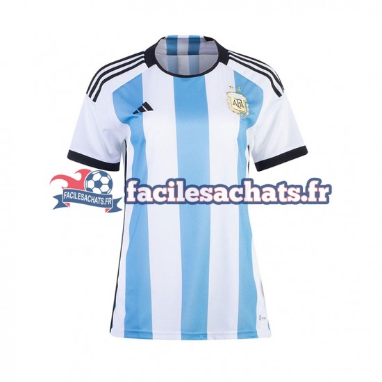 Maillot Argentine World Cup 2022 Domicile Femme MC