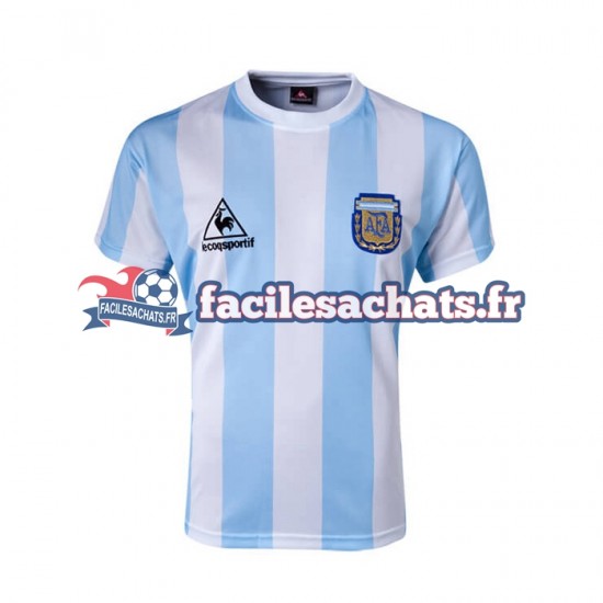 Maillot Argentine Retro 1986 Domicile Homme MC