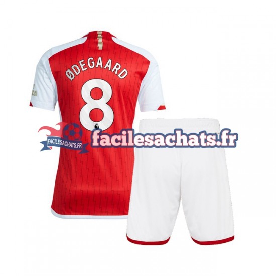 Maillot Arsenal Martin Odegaard 8 2023-2024 Domicile Enfant MC