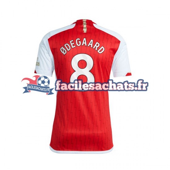 Maillot Arsenal Martin Odegaard 8 2023-2024 Domicile Homme MC