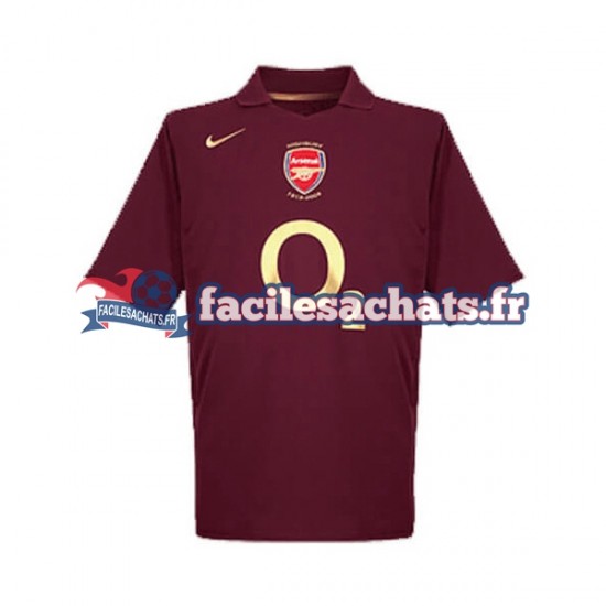 Maillot Arsenal Retro 2005 Domicile Homme MC