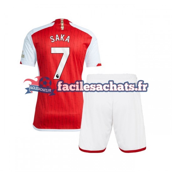 Maillot Arsenal Saka 7 2023-2024 Domicile Enfant MC